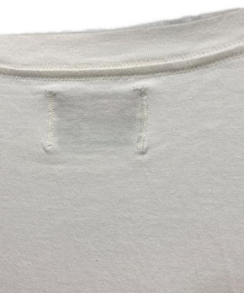 WESTOVERALLS（ウエストオーバーオールズ）WESTOVERALLS (ウエストオーバーオールズ) プリントフリンジTシャツ ホワイト サイズ:Sの古着・服飾アイテム