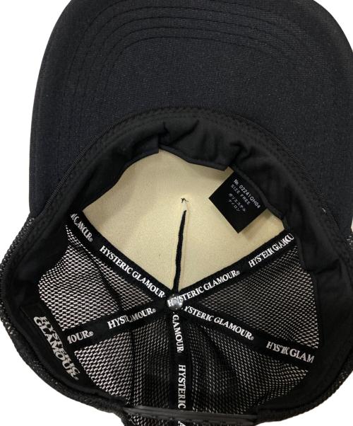 Hysteric Glamour（ヒステリックグラマー）Hysteric Glamour (ヒステリックグラマー) FEEL GOOD メッシュキャップ ブラック サイズ:FREEの古着・服飾アイテム