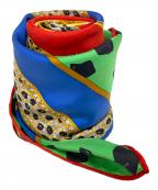 Cartierカルティエ）の古着「ヒョウ柄スカーフ」｜レッド