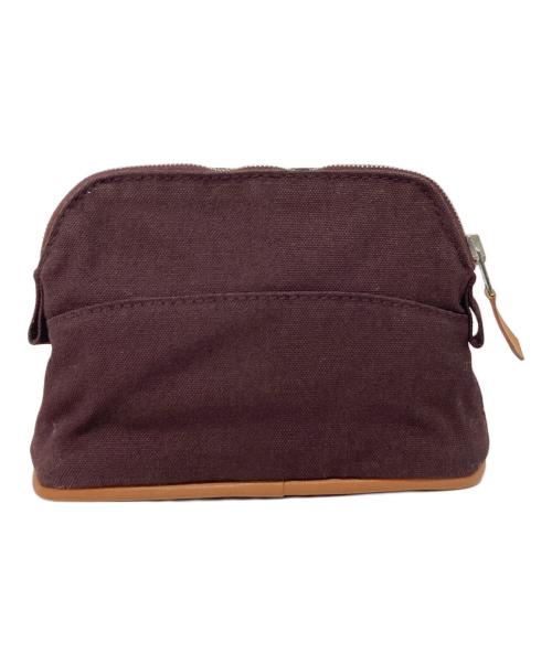 HERMES（エルメス）HERMES (エルメス) ボリードポーチ ブラウンの古着・服飾アイテム