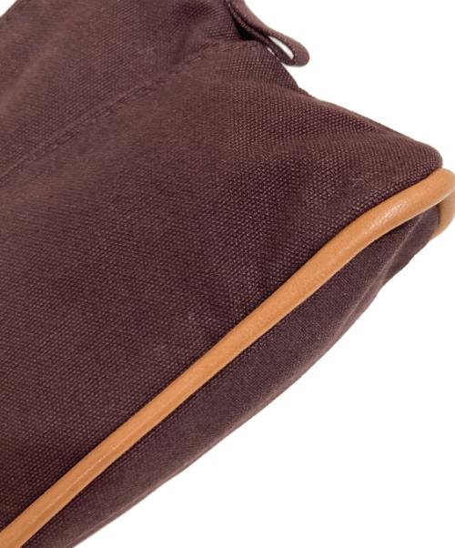 HERMES（エルメス）HERMES (エルメス) ボリードポーチ ブラウンの古着・服飾アイテム