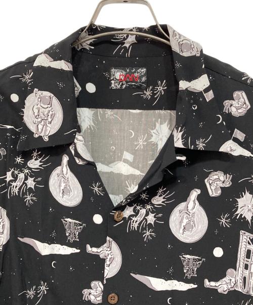 DAN（ダン）DAN (ダン) Space Aloha Long Shirt ブラック サイズ:Ｍの古着・服飾アイテム