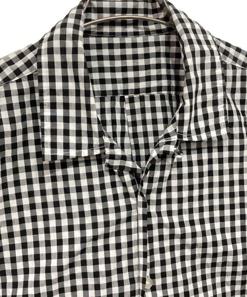 DAN（ダン）DAN (ダン) Gingham Check S/S Shirt グレー サイズ:Ｍの古着・服飾アイテム