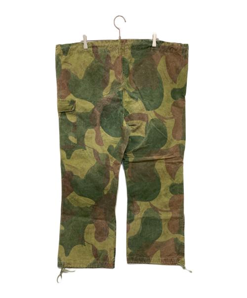Belgian Army（ベルギーアーミー）Belgian Army (ベルギーアーミー) 50'sブラッシュストロークカモ オーバーパンツ Moon & Ball Camo サイズ:6/79の古着・服飾アイテム