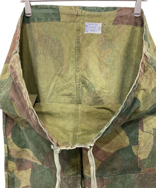 Belgian Army（ベルギーアーミー）Belgian Army (ベルギーアーミー) 50'sブラッシュストロークカモ オーバーパンツ Moon & Ball Camo サイズ:6/79の古着・服飾アイテム