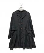 COMME des GARCONS COMME des GARCONSコムデギャルソン コムデギャルソン）の古着「ポリレイヤードジャケット」｜ブラック