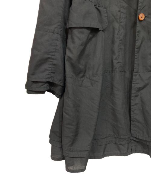 COMME des GARCONS COMME des GARCONS（コムデギャルソン コムデギャルソン）COMME des GARCONS COMME des GARCONS (コムデギャルソン コムデギャルソン) ポリレイヤードジャケット ブラック サイズ:XSの古着・服飾アイテム