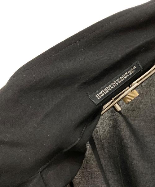 yohji yamamoto+noir（ヨウジヤマモトプリュスノアール）yohji yamamoto+Noir (ヨウジヤマモトプリュスノアール) テンセルシャツワンピース ブラック サイズ:1の古着・服飾アイテム