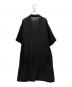 yohji yamamoto+Noir (ヨウジヤマモトプリュスノアール) テンセルシャツワンピース ブラック サイズ:1：12000円