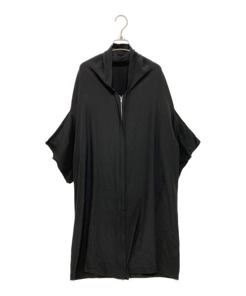YOHJI YAMAMOTO（ヨウジヤマモト）yohji yamamoto (ヨウジヤマモト) ジップアップワンピース ブラック サイズ:Sの古着・服飾アイテム