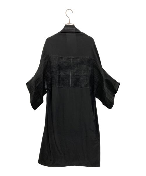 YOHJI YAMAMOTO（ヨウジヤマモト）yohji yamamoto (ヨウジヤマモト) ジップアップワンピース ブラック サイズ:Sの古着・服飾アイテム