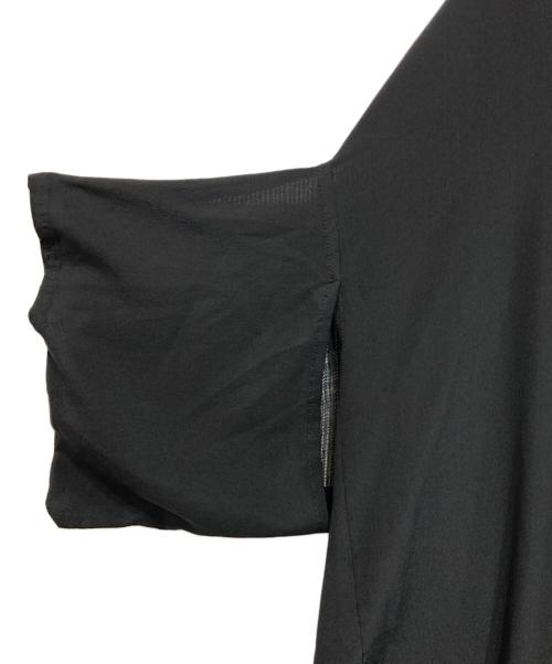 YOHJI YAMAMOTO（ヨウジヤマモト）yohji yamamoto (ヨウジヤマモト) ジップアップワンピース ブラック サイズ:Sの古着・服飾アイテム
