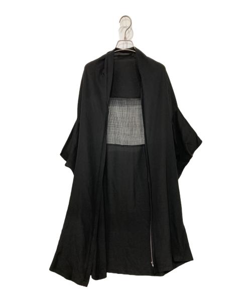 YOHJI YAMAMOTO（ヨウジヤマモト）yohji yamamoto (ヨウジヤマモト) ジップアップワンピース ブラック サイズ:Sの古着・服飾アイテム