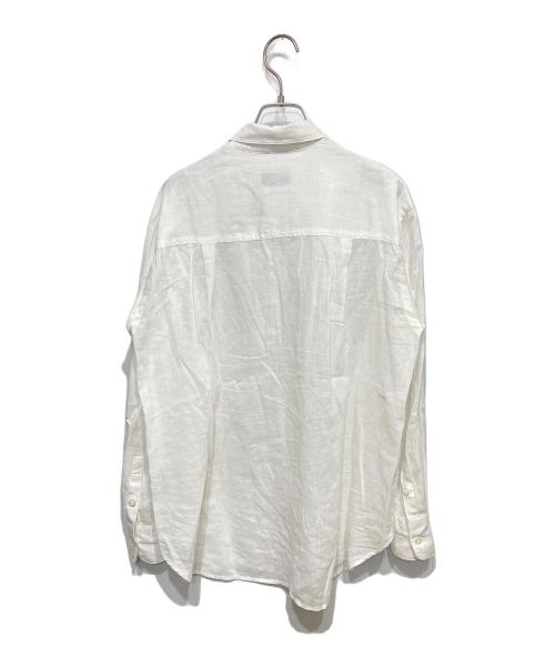 SLOBE IENA（スローブ イエナ）SLOBE IENA (スローブ イエナ) リネンコットンレギュラーシャツ ホワイト サイズ:記載なしの古着・服飾アイテム