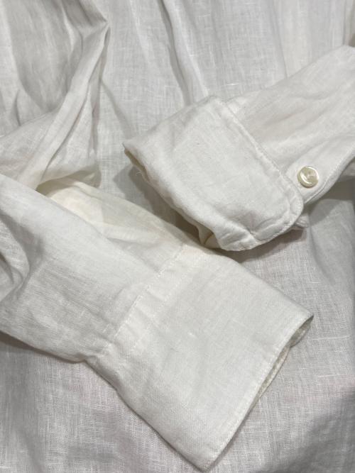 SLOBE IENA（スローブ イエナ）SLOBE IENA (スローブ イエナ) リネンコットンレギュラーシャツ ホワイト サイズ:記載なしの古着・服飾アイテム