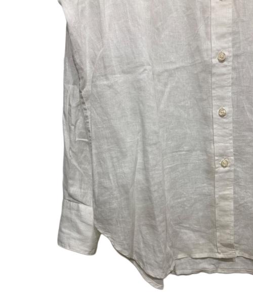 SLOBE IENA（スローブ イエナ）SLOBE IENA (スローブ イエナ) リネンコットンレギュラーシャツ ホワイト サイズ:記載なしの古着・服飾アイテム
