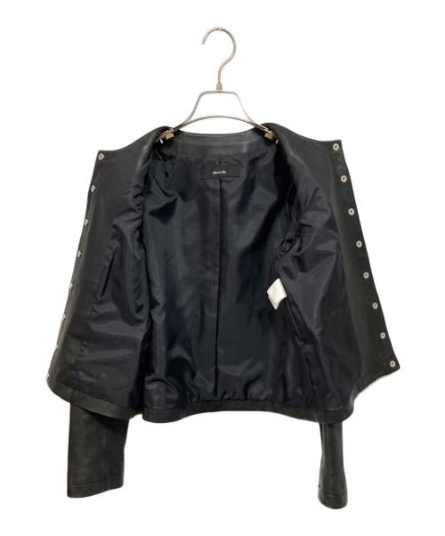 allureville（アルアバイル）allureville (アルアバイル) レザージャケット ブラック サイズ:1の古着・服飾アイテム