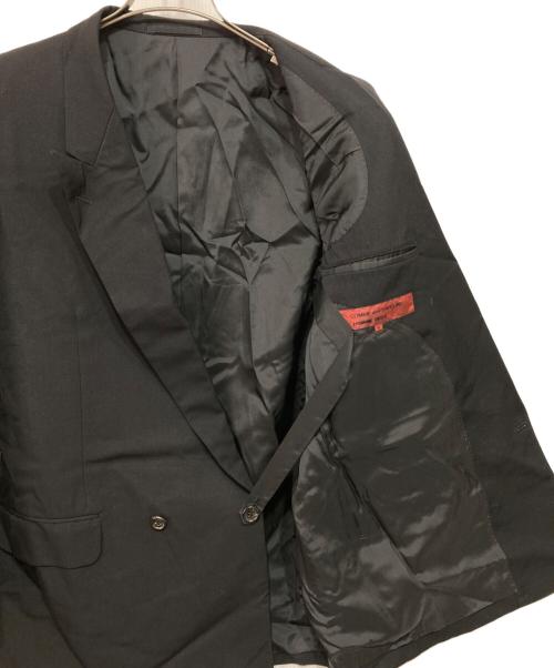 COMME des GARCONS HOMME DEUX（コムデギャルソン オム ドゥ）COMME des GARCONS HOMME DEUX (コムデギャルソン オム ドゥ) 90’ｓダブルジャケット ブラック サイズ:Ｍの古着・服飾アイテム