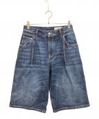ALEXANDER McQUEENアレキサンダーマックイーン）の古着「デニムショーツ」｜インディゴ