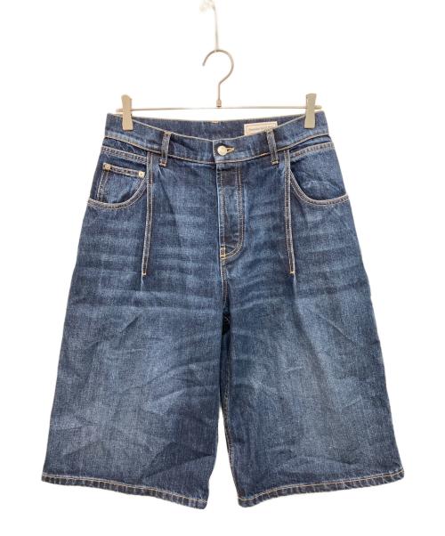 ALEXANDER McQUEEN（アレキサンダーマックイーン）ALEXANDER McQUEEN (アレキサンダーマックイーン) デニムショーツ インディゴ サイズ:46の古着・服飾アイテム