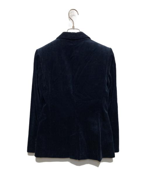 LAUREN RALPH LAUREN（ローレンラルフローレン）LAUREN RALPH LAUREN (ローレンラルフローレン) コーデュロイテーラードジャケット ネイビーの古着・服飾アイテム