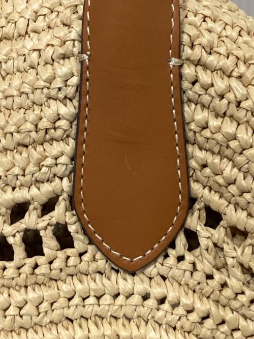 POLO RALPH LAUREN（ポロ・ラルフローレン）POLO RALPH LAUREN (ポロ・ラルフローレン) 2WAYラフィア かごバッグ ベージュの古着・服飾アイテム