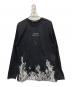 LIMI feu（リミフゥ）の古着「feu Loading Print Oversized Long T-Shirt」｜ブラック