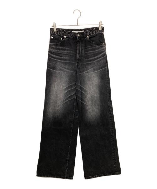 JOHN LAWRENCE SULLIVAN（ジョン ローレンス サリバン）JOHN LAWRENCE SULLIVAN (ジョン ローレンス サリバン) WASHED DENIM WIDE PA グレー サイズ:44の古着・服飾アイテム