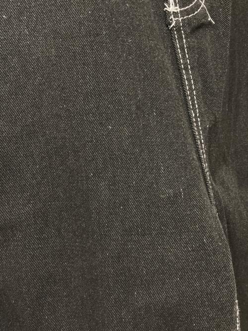 JNCO JEANS（ジェーエヌシーオー ジーンズ）JNCO JEANS (ジェーエヌシーオー ジーンズ) ワッペン付ブラックデニム グレー サイズ:2XLの古着・服飾アイテム