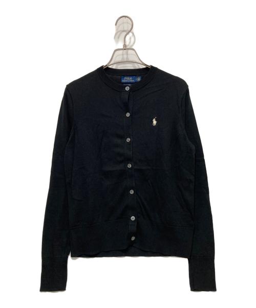 POLO RALPH LAUREN（ポロ・ラルフローレン）POLO RALPH LAUREN (ポロ・ラルフローレン) コットンカーディガン ブラック サイズ:Sの古着・服飾アイテム