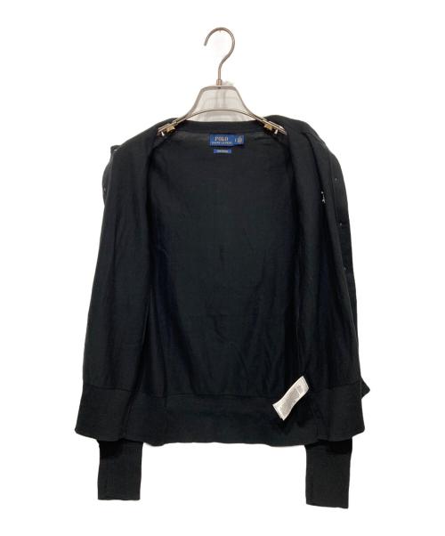 POLO RALPH LAUREN（ポロ・ラルフローレン）POLO RALPH LAUREN (ポロ・ラルフローレン) コットンカーディガン ブラック サイズ:Sの古着・服飾アイテム