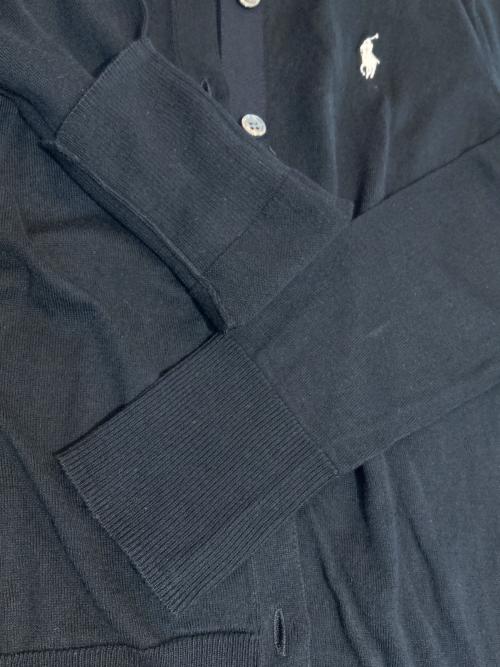POLO RALPH LAUREN（ポロ・ラルフローレン）POLO RALPH LAUREN (ポロ・ラルフローレン) コットンカーディガン ブラック サイズ:Sの古着・服飾アイテム