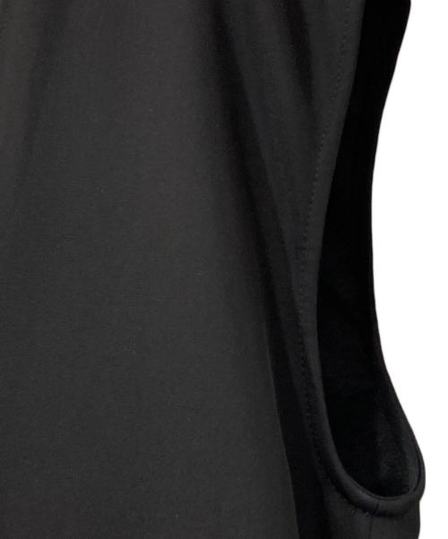 LE PHIL（ル フィル）LE PHIL (ル フィル) ノースリーブアシメワンピース ブラックの古着・服飾アイテム