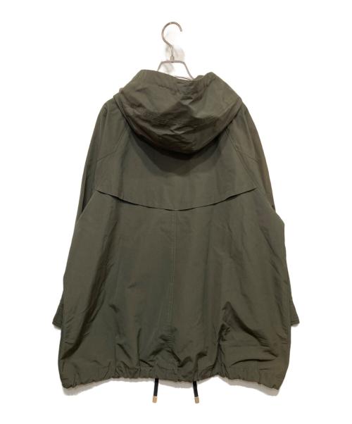 FRAMeWORK（フレームワーク）FRAMeWORK (フレームワーク) C/PEフードミドルブルゾン - マウンテンパーカー グリーン サイズ:38の古着・服飾アイテム