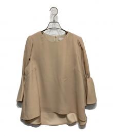 CELFORD（セルフォード）の古着「フレアブラウス」｜ベージュ