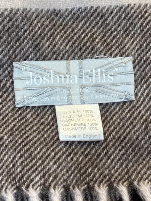 JOSHUA ELLIS（ジョシュア エリス）JOSHUA ELLIS (ジョシュア エリス) カシミヤストール ブラウン×パープルの古着・服飾アイテム