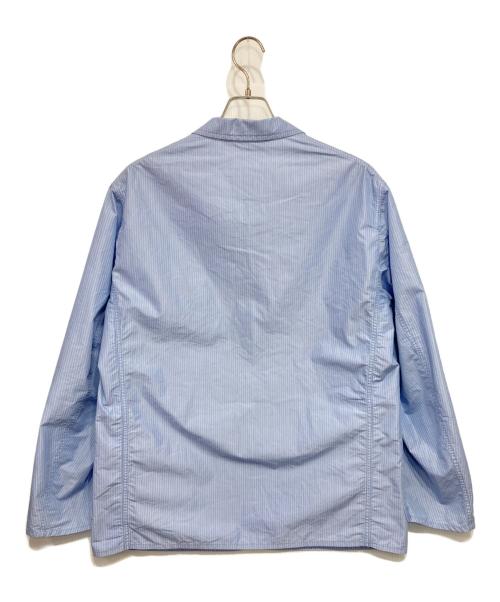 UNITED ARROWS（ユナイテッドアローズ）UNITED ARROWS (ユナイテッドアローズ) ストライプテーラードジャケット ブルー サイズ:Lの古着・服飾アイテム