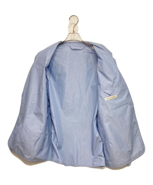 UNITED ARROWS（ユナイテッドアローズ）UNITED ARROWS (ユナイテッドアローズ) ストライプテーラードジャケット ブルー サイズ:Lの古着・服飾アイテム