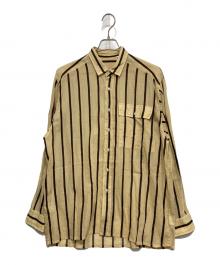 KAPTAIN SUNSHINE（キャプテンサンシャイン）の古着「Safari Shirt」｜ベージュ×イエロー
