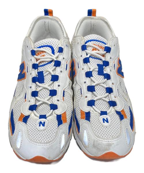 NEW BALANCE（ニューバランス）NEW BALANCE (ニューバランス) スニーカー ブルー×ホワイト サイズ:27の古着・服飾アイテム