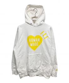 HUMAN MADE（ヒューマンメイド）の古着「HEART HEAVY WEIGHT HOODIE」｜アイボリー