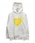 HUMAN MADE（ヒューマンメイド）の古着「HEART HEAVY WEIGHT HOODIE」｜アイボリー