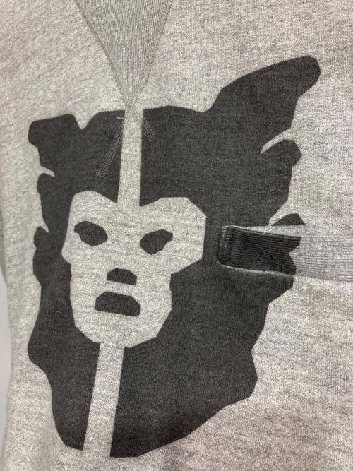 HUMAN MADE（ヒューマンメイド）HUMAN MADE (ヒューマンメイド) MILITARY SWEATSHIRT ライトグレー サイズ:XXLの古着・服飾アイテム