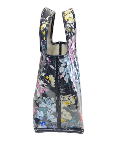 3.1 phillip lim（スリーワンフィリップリム）3.1 phillip lim (スリーワンフィリップリム) 花柄エナメルハンドバッグ ピンク×ブラックの古着・服飾アイテム