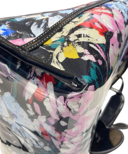 3.1 phillip lim（スリーワンフィリップリム）3.1 phillip lim (スリーワンフィリップリム) 花柄エナメルハンドバッグ ピンク×ブラックの古着・服飾アイテム