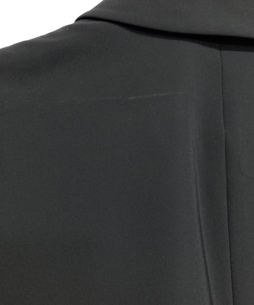 PRADA（プラダ）PRADA (プラダ) ベルテッドフライフロントカラージャケット ブラック サイズ:38の古着・服飾アイテム