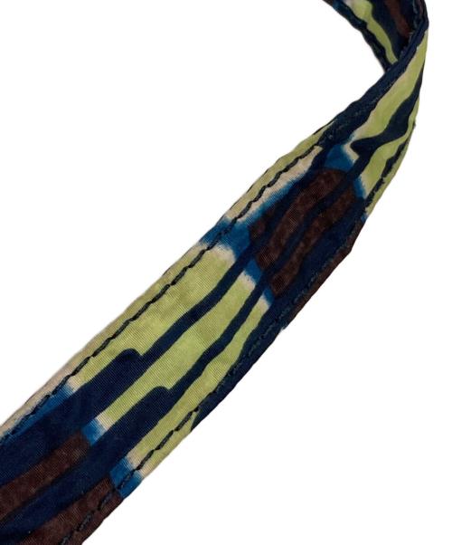 PRADA（プラダ）PRADA (プラダ) 総柄トートバッグ ブラウン×グリーンの古着・服飾アイテム