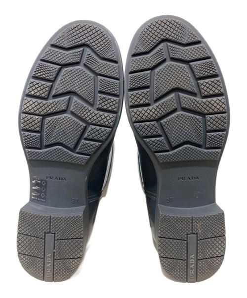 PRADA（プラダ）PRADA (プラダ) レインブーツ チャコールグレー サイズ:23.5cmの古着・服飾アイテム