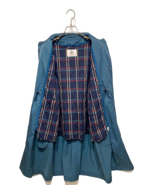 OLD ENGLAND（オールドイングランド）OLD ENGLAND (オールドイングランド) ライナー付中綿ミドルコート ネイビー サイズ:36の古着・服飾アイテム