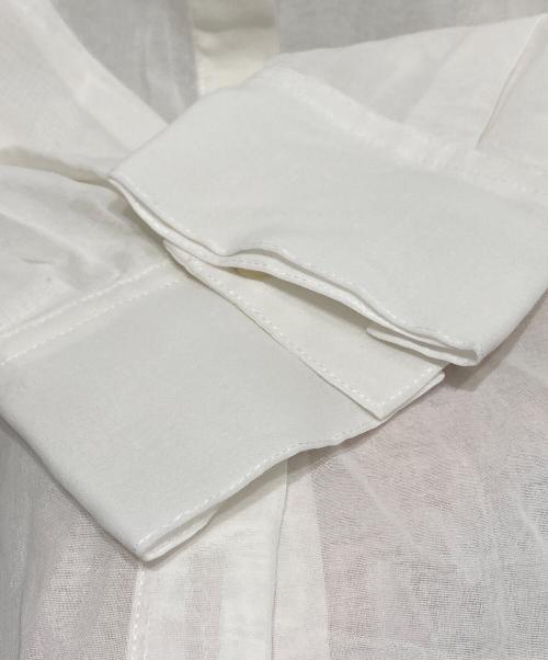 SOEJU（ソージュ）SOEJU (ソージュ) オーガニックコットンシアーシャツ ホワイト サイズ:Mの古着・服飾アイテム